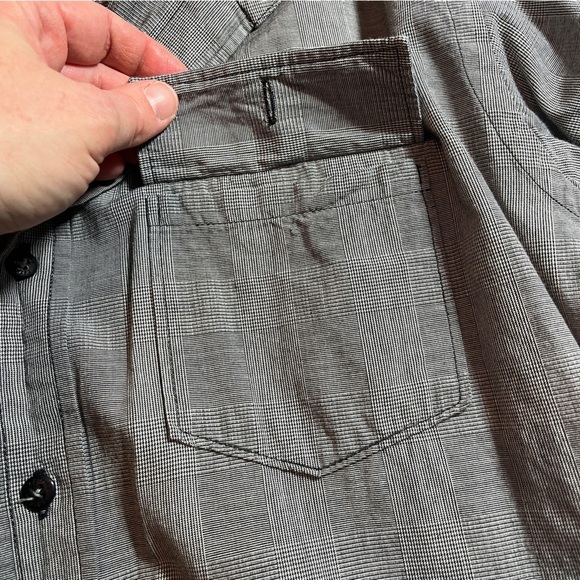 Ezekiel Hooded Button Up Men's Size L Outdoor California 100% Cotton Charcoal - Picture 10 of 15